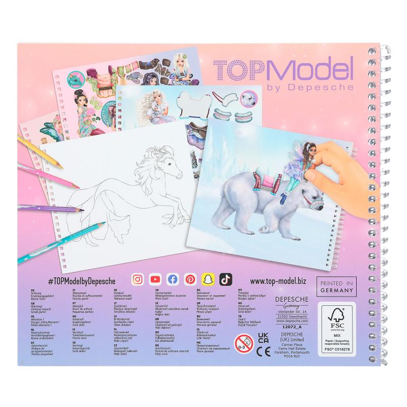 Fantasy Friend Colouring Book