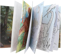 Dino World Colouring Book and Pencils
