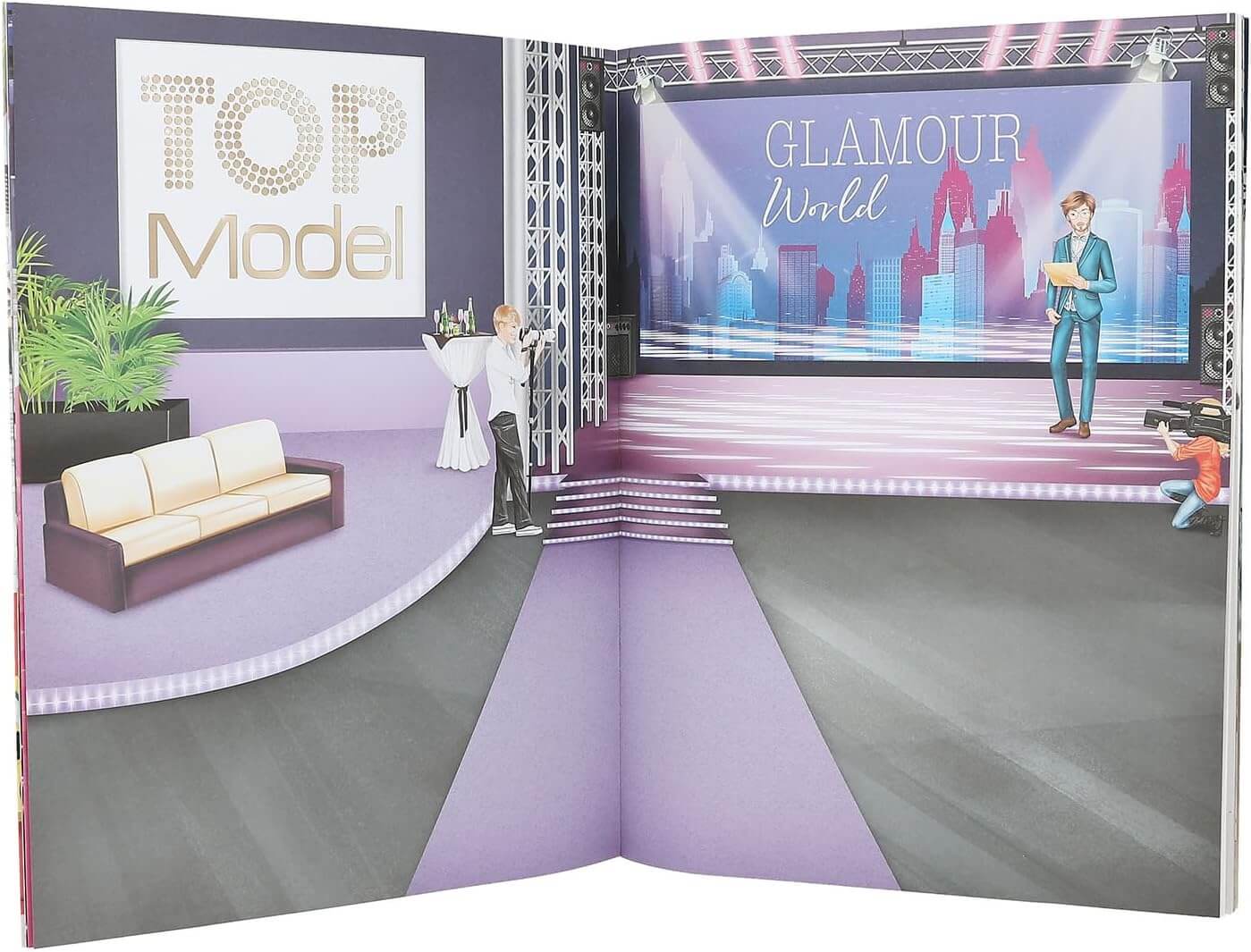 Top Model Glamour Stickerworld Book