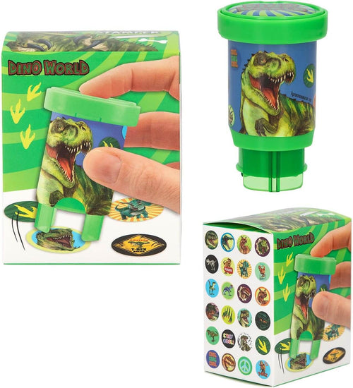 Dino World Sticker Stamp