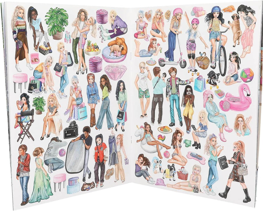 Top Model Stickerworld Book