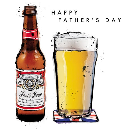 Dads Brew Happy Fathers Day Card