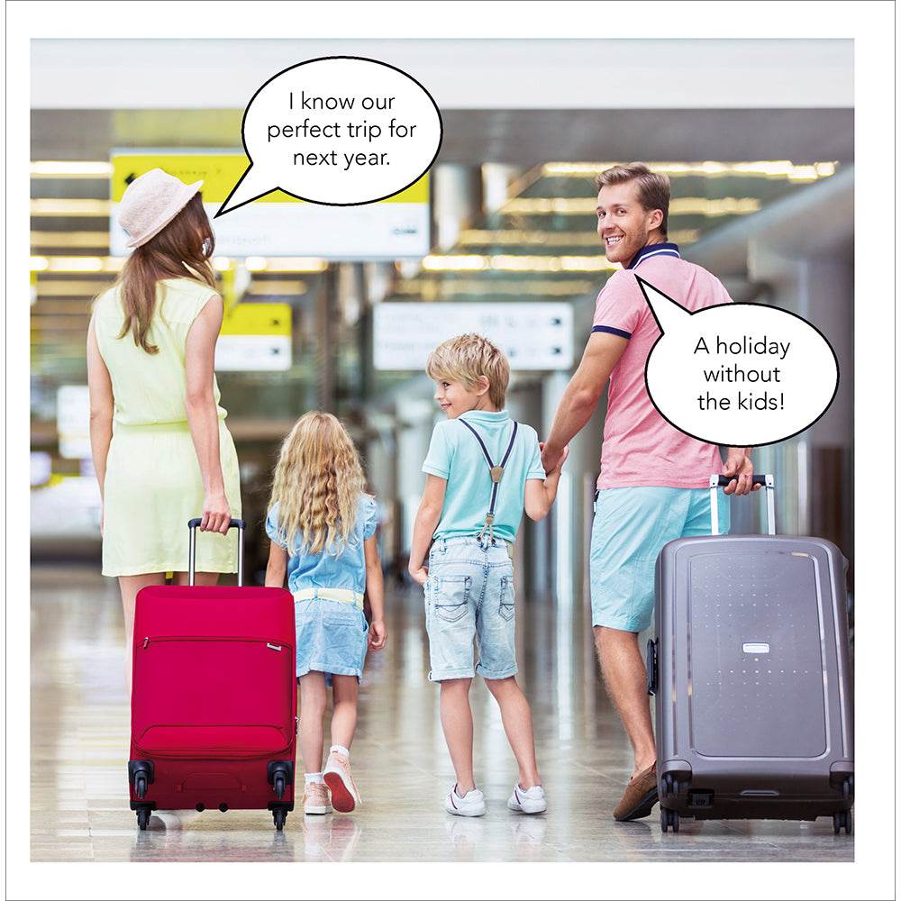 Perfect Trip Birthday Card - House of Cards