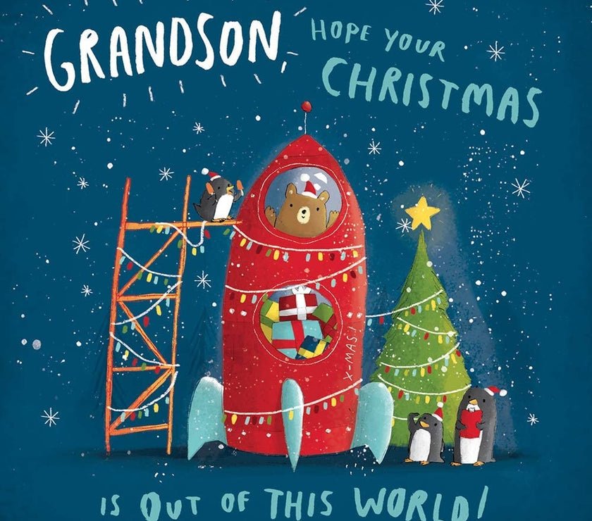 Grandson Christmas Card