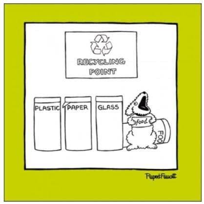 RecycBin Greetings Card - House of Cards