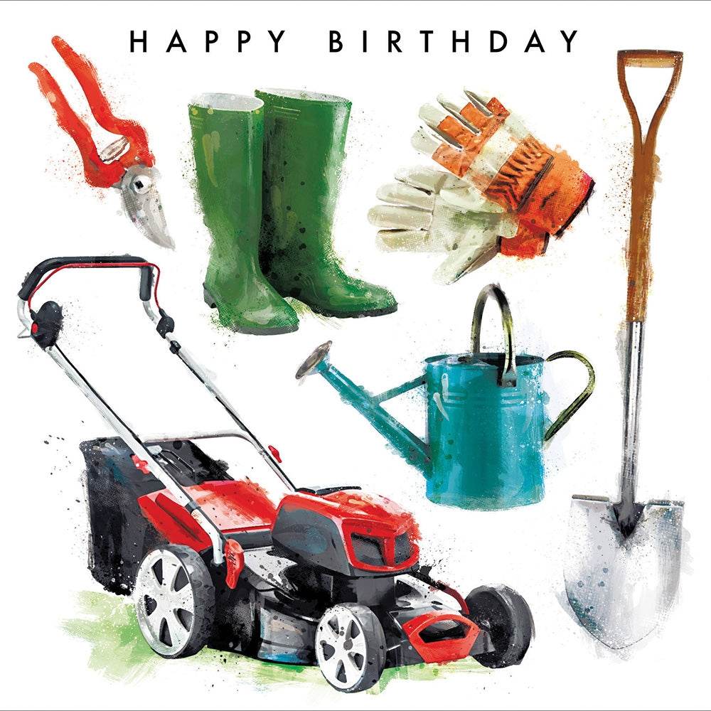 Gardening Birthday Card - House of Cards