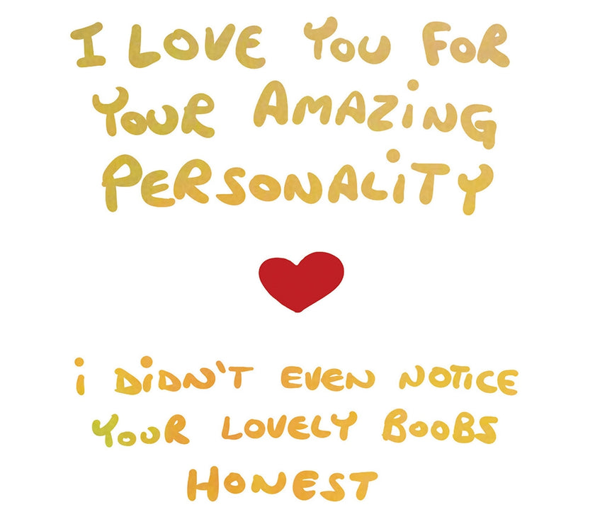 Love Your Personality Valentines Card