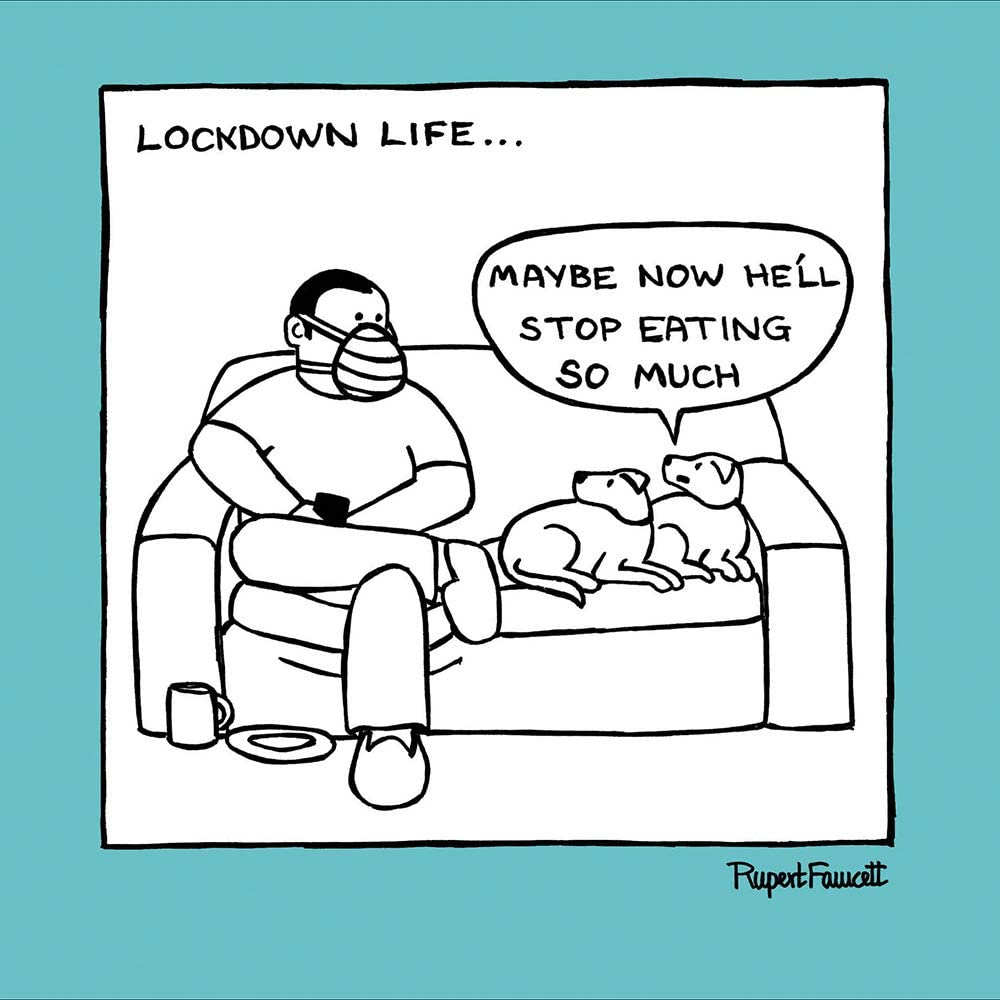 Stop Eating So Much Greetings Card