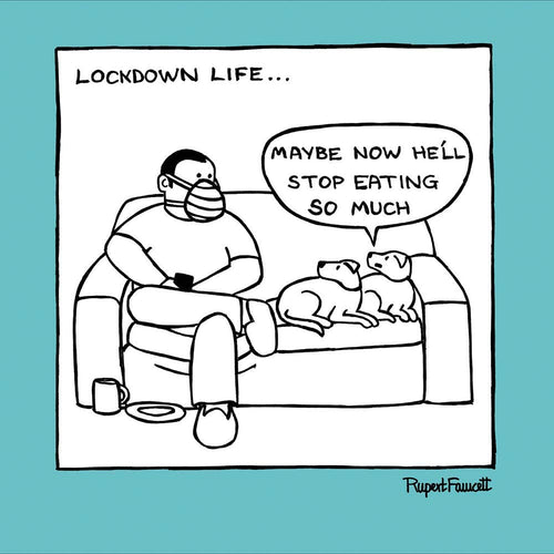 Stop Eating So Much Greetings Card