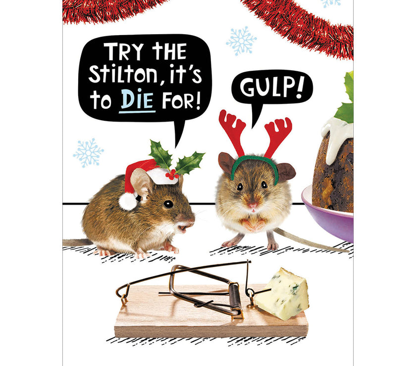 Crackerjack Stilton to Die For Christmas Card