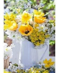 Flower Jug Easter Card - House of Cards