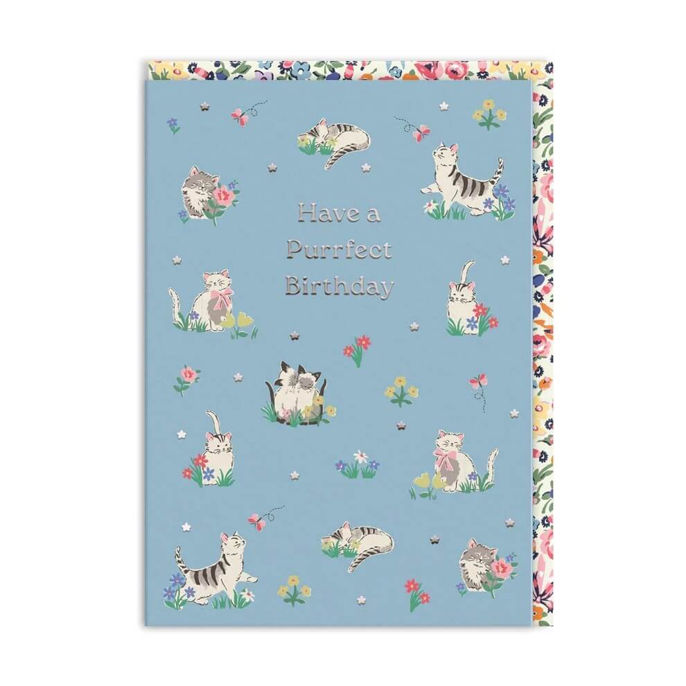 Cath Kidston Cats Birthday Card - House of Cards