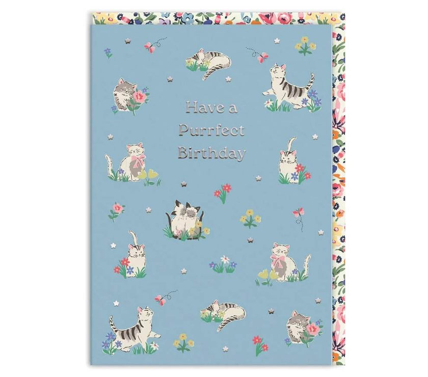 Cath Kidston Cats Birthday Card