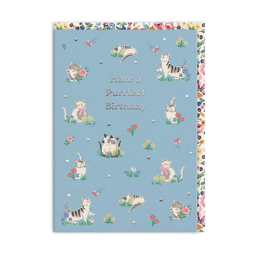 Cath Kidston Cats Birthday Card