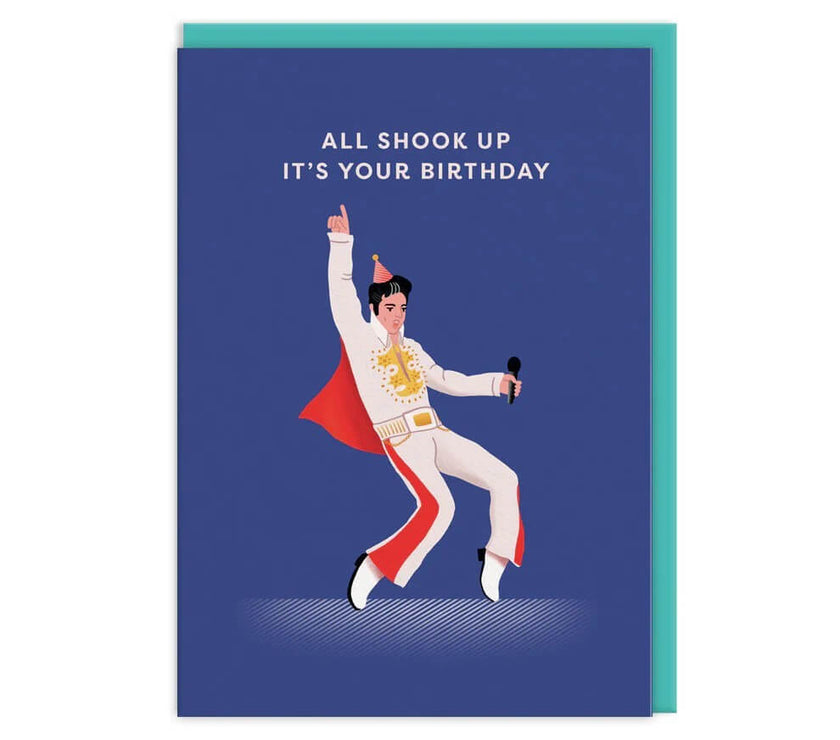 Icons Elvis Birthday Card