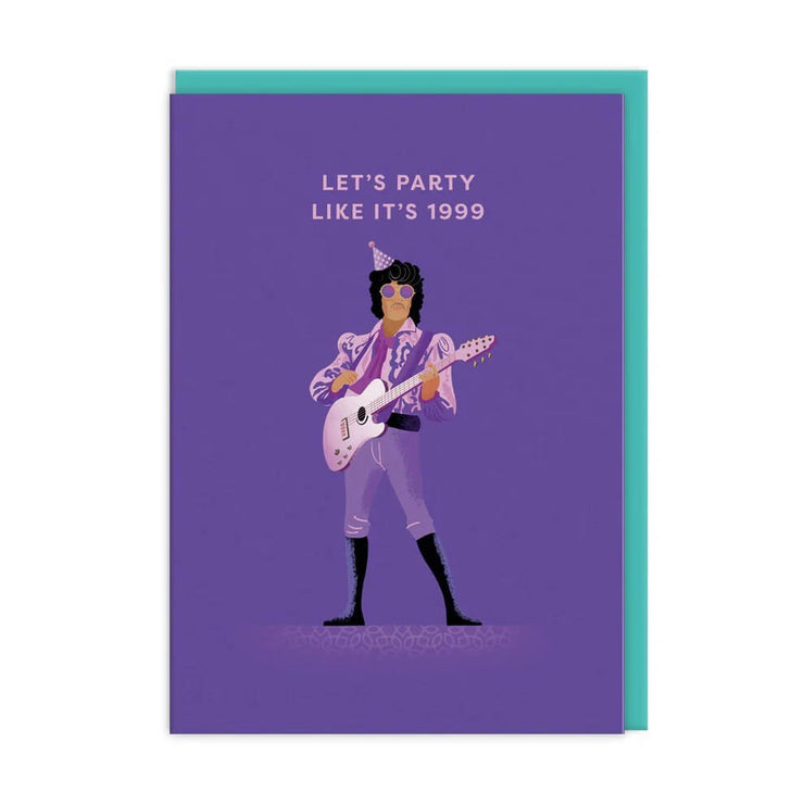 Icons Prince Birthday Card