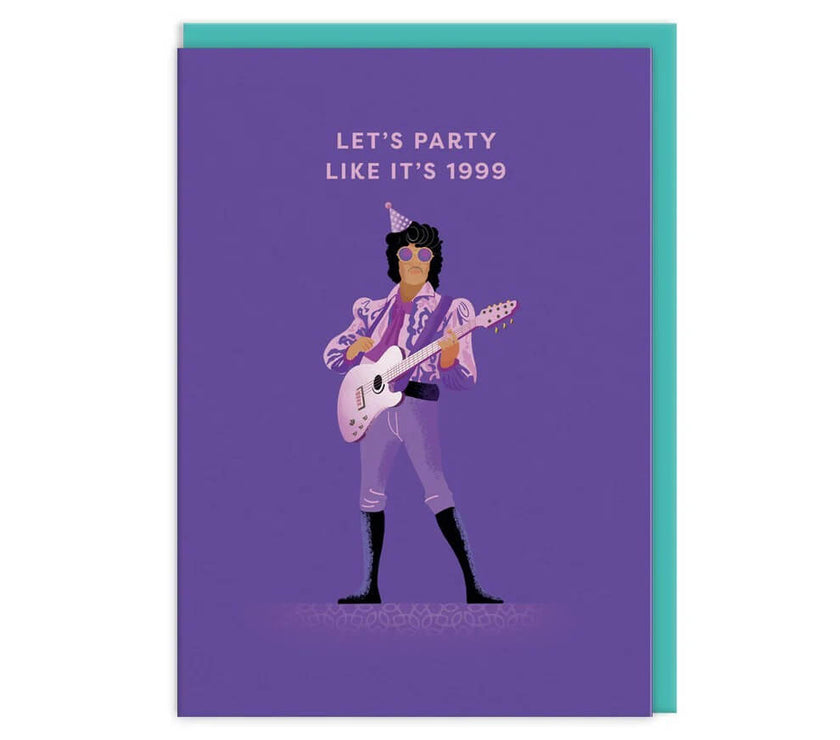 Icons Prince Birthday Card