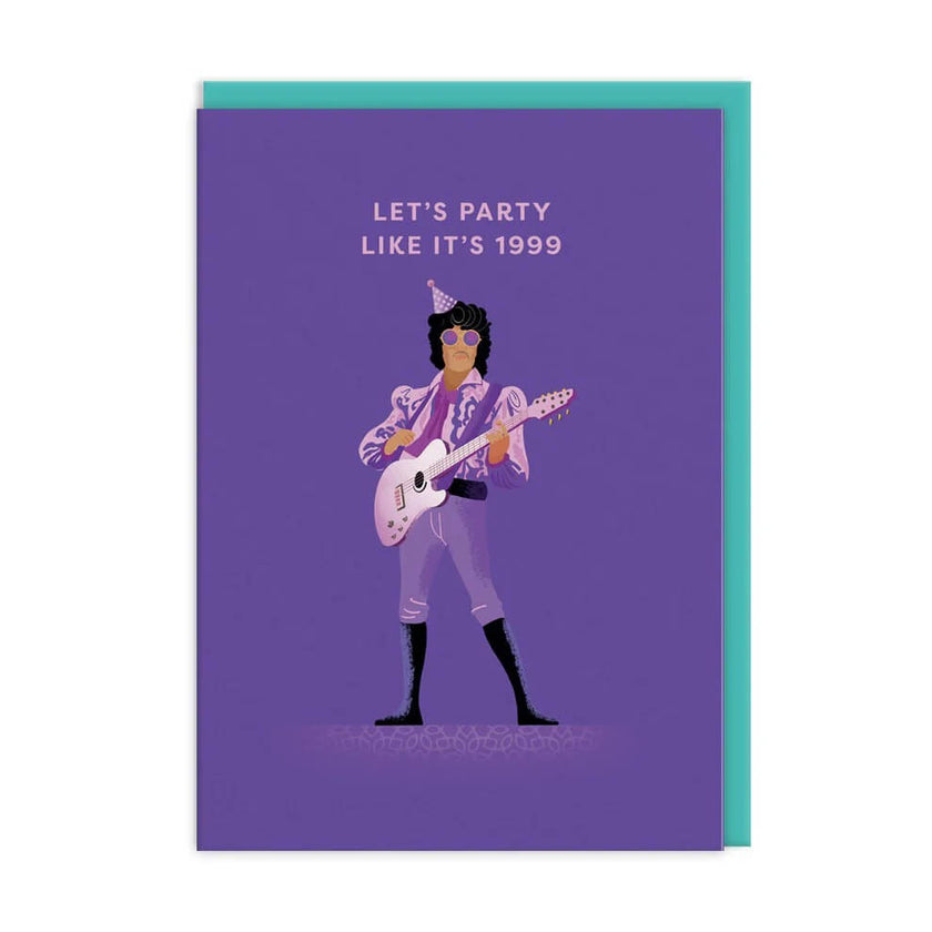 Icons Prince Birthday Card