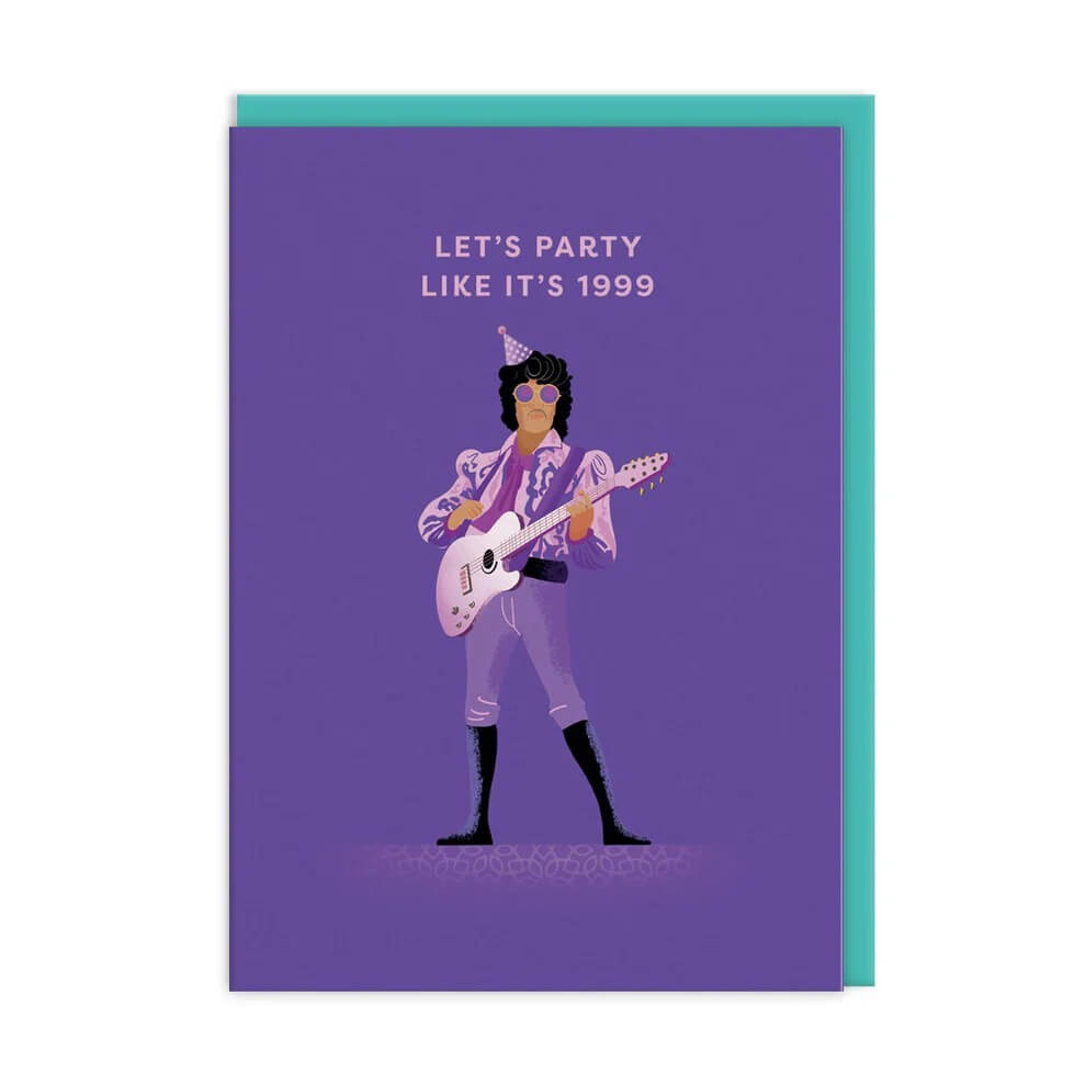 Icons Prince Birthday Card