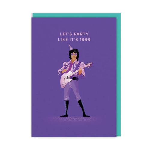 Icons Prince Birthday Card