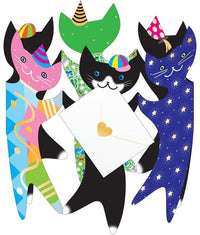 Party Cats 3D Greeting Card