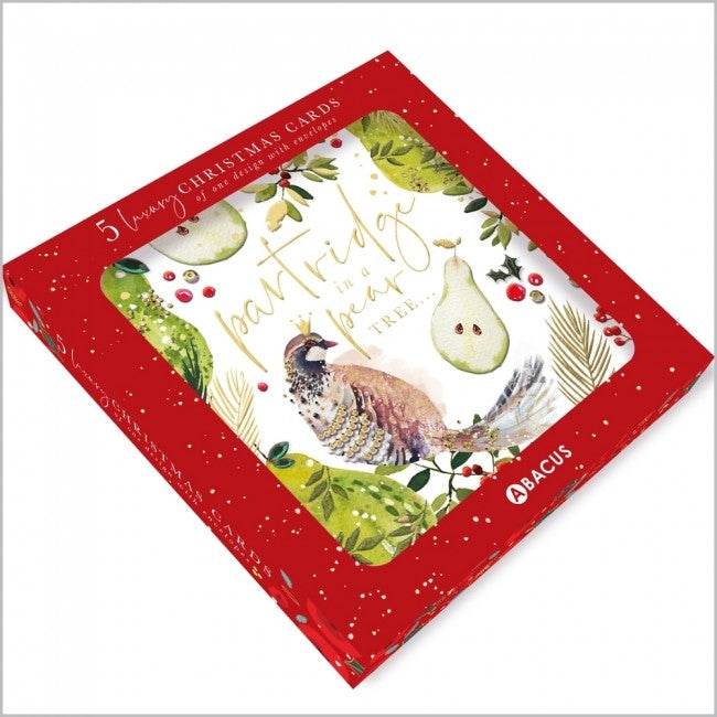 Partridge in a Pear Tree Christmas Box Cards - House of Cards
