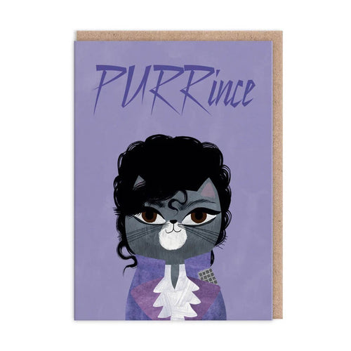 Purrince Birthday Card