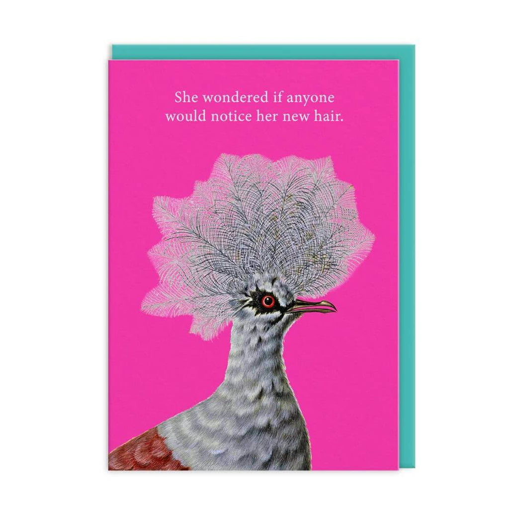 NHM New Hair Greeting Card - House of Cards