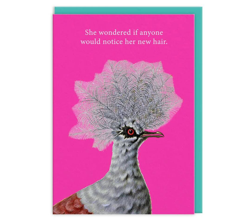 NHM New Hair Greeting Card