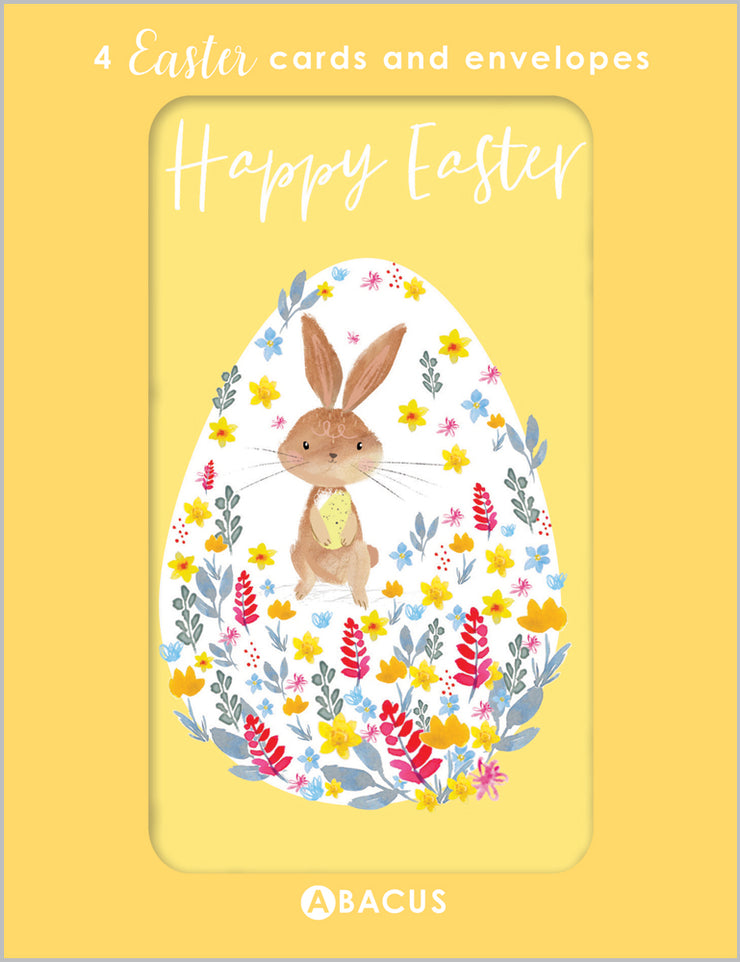 Bunny in Egg Easter Cards