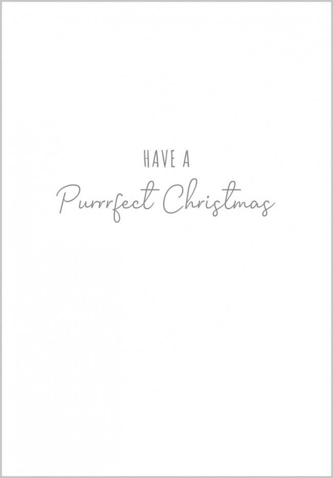 To The Cat Merry Christmas Card - House of Cards