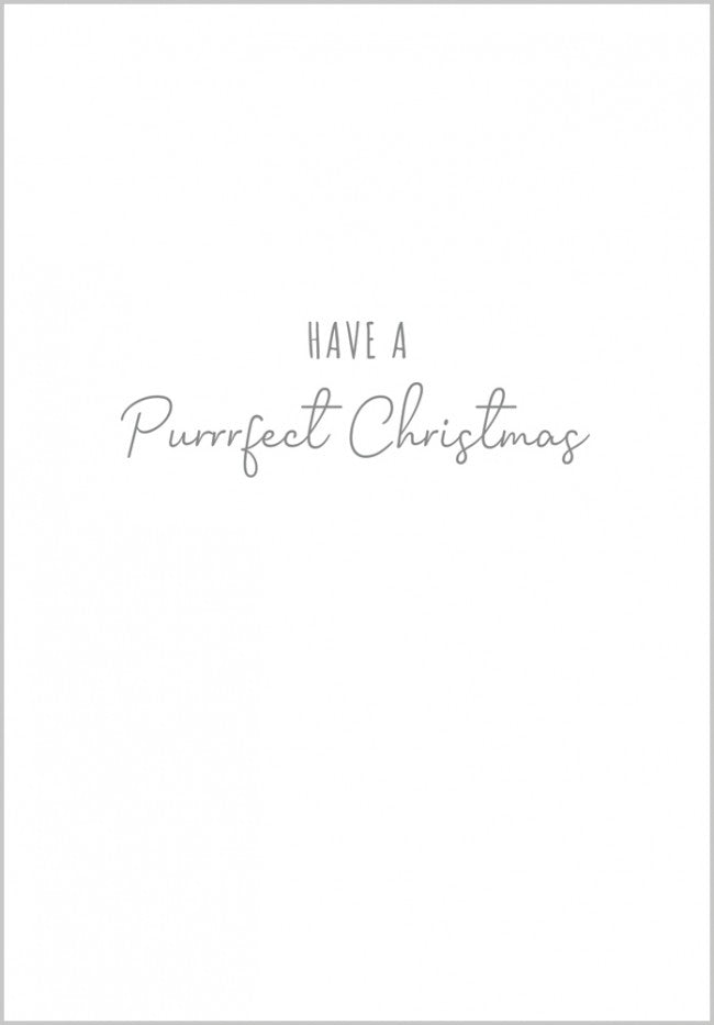 To The Cat Merry Christmas Card