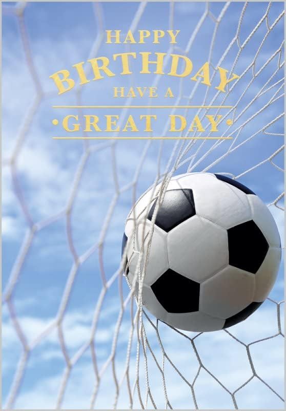 Football Goal Happy Birthday Card