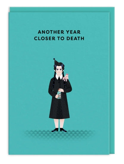 Icons Wednesday Birthday Card