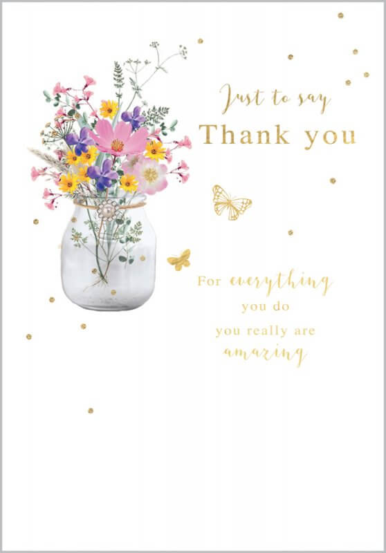 Thank You Greeting Card