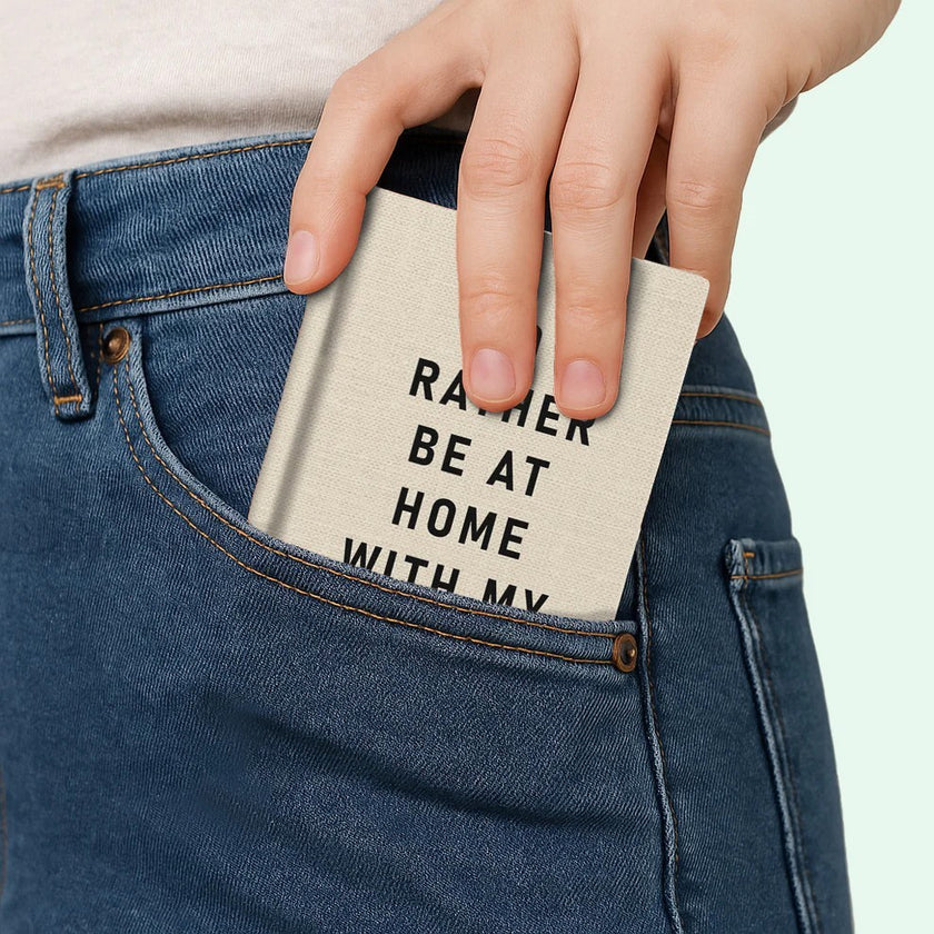 A7 Notebook I'd Rather be at Home with my Cat