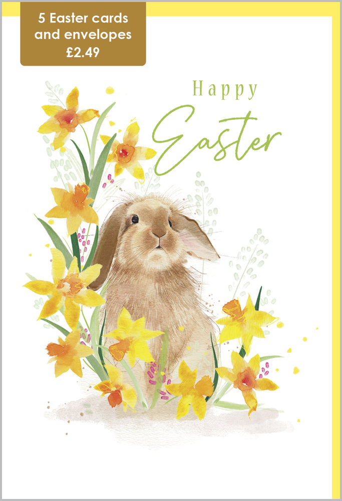 Bunny Happy Easter Cards