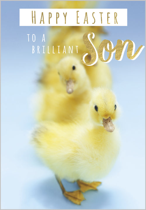 Brilliant Son Happy Easter Card
