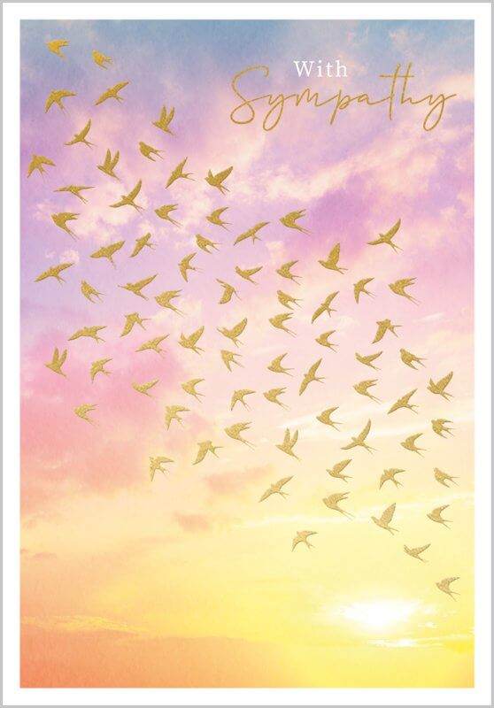 Sympathy Greeting Card - House of Cards