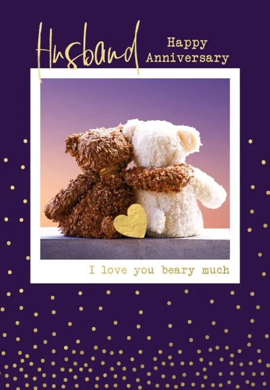 Husband Anniversary Greeting Card