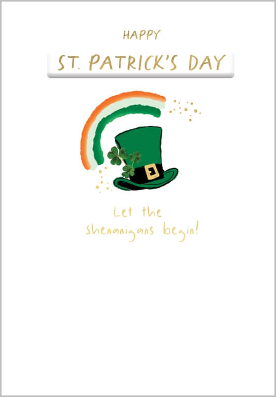 Shenanigans St Patricks Day Card