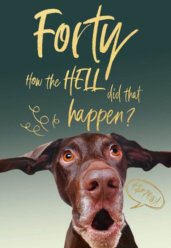 40th Birthday Card - House of Cards