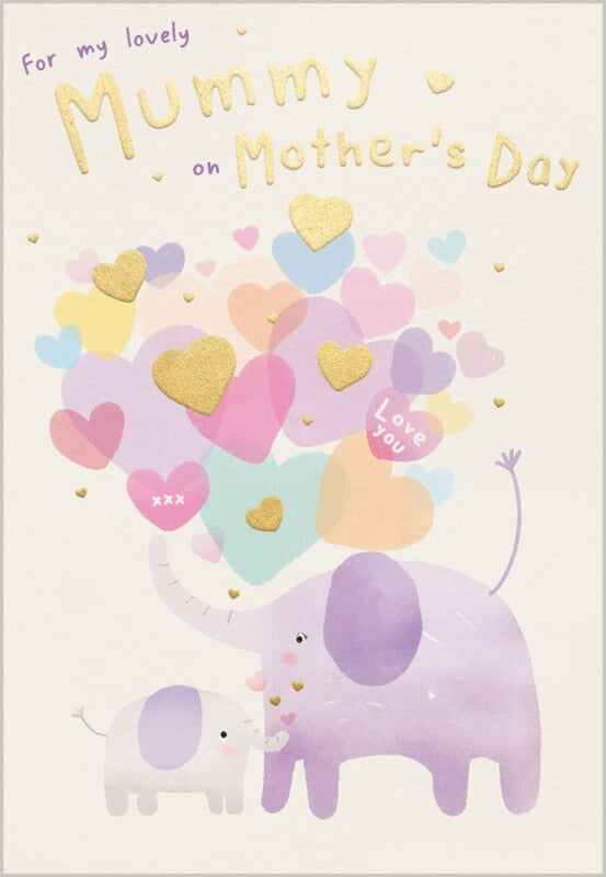 Elephant Mummy Mothers Day Card