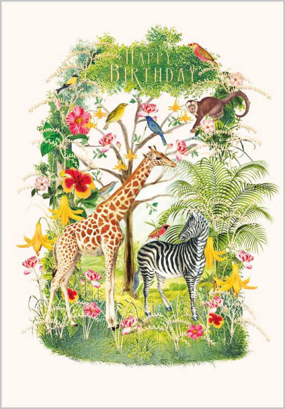 Zoo Birthday Card
