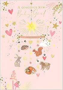New Baby Girl Greeting Card
