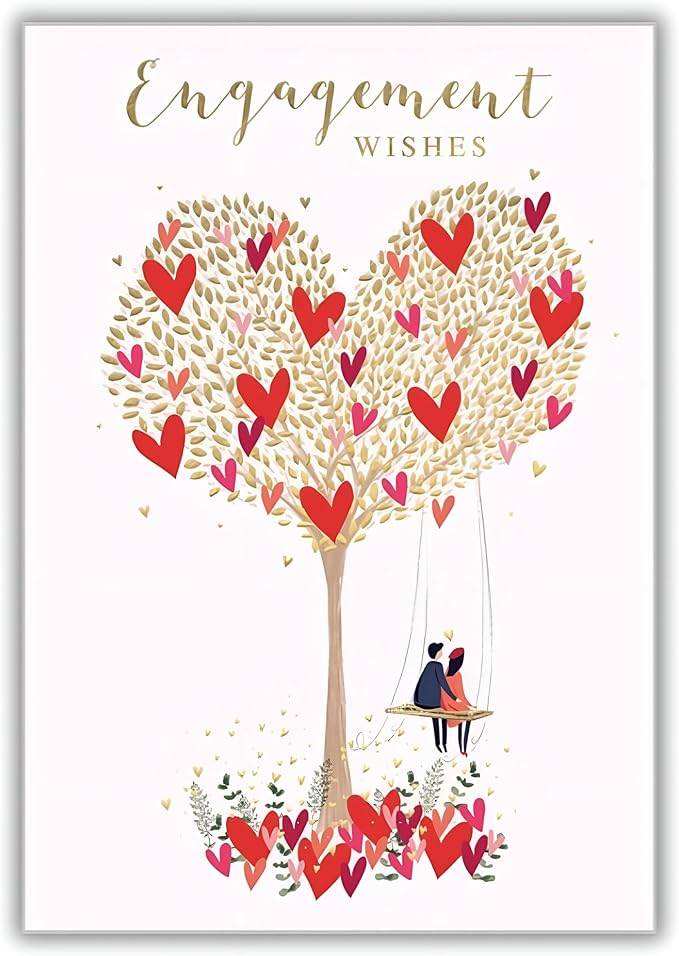 Engagement Wishes Card - House of Cards