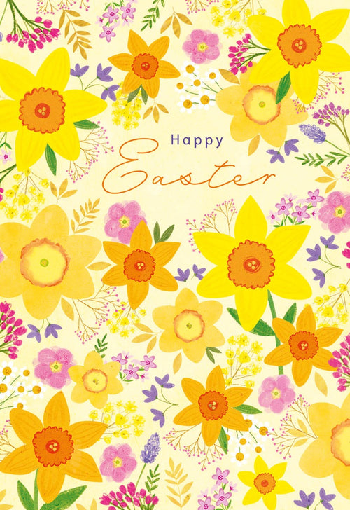 Daffodils Easter Cards