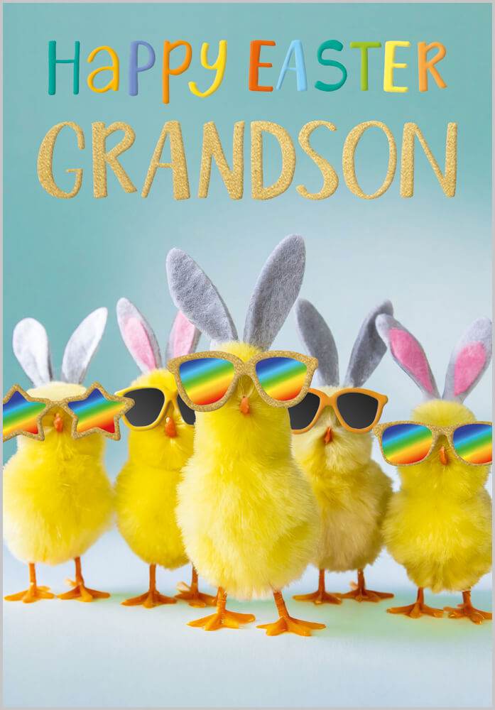 Grandson Easter Card - House of Cards
