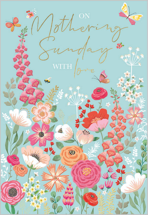 Butterfly Garden Mothers Day Card