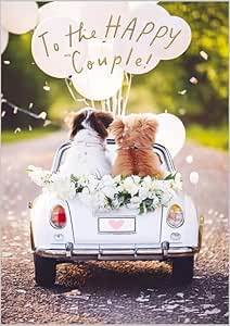 Happy Couple Wedding Car Card - House of Cards